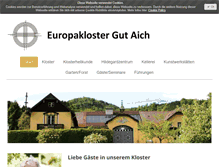 Tablet Screenshot of europakloster.com